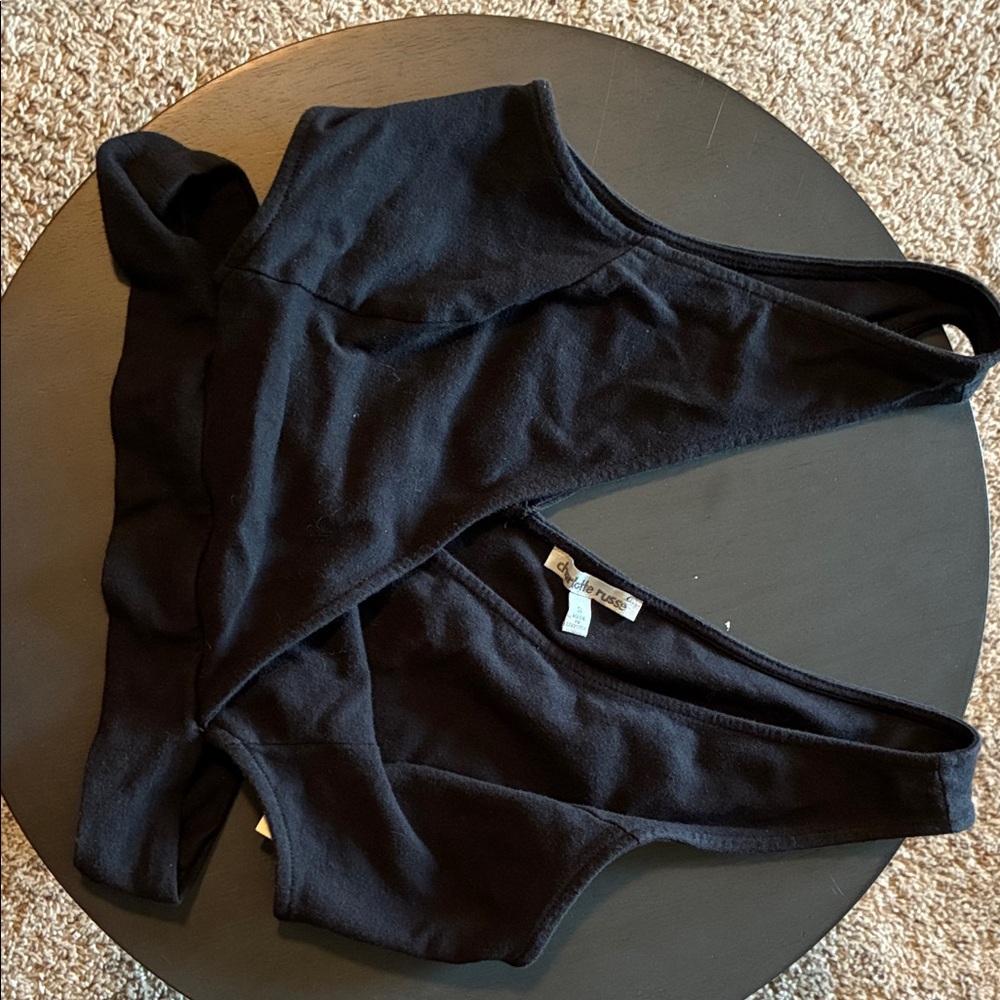 Charlotte Russe Black Crop Top